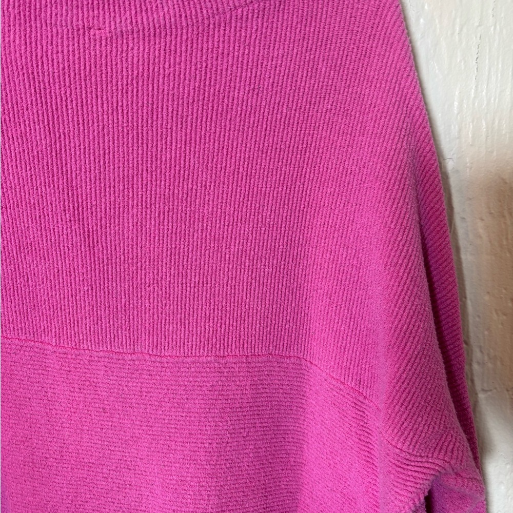 Free People Women's Vibrant Pink Ottoman Slouchy Tunic Sweater Size XS - Picture 9 of 12